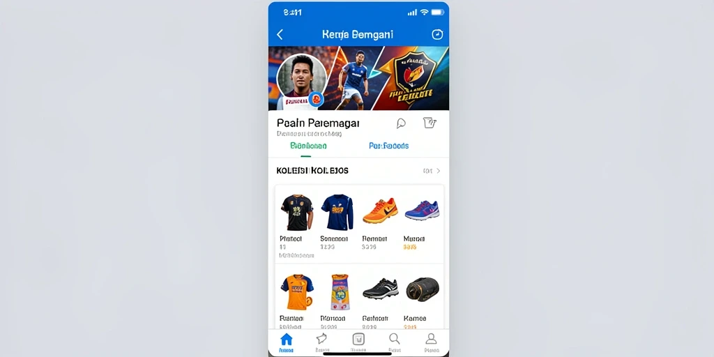 Tampilan level yang menantang dan menarik.