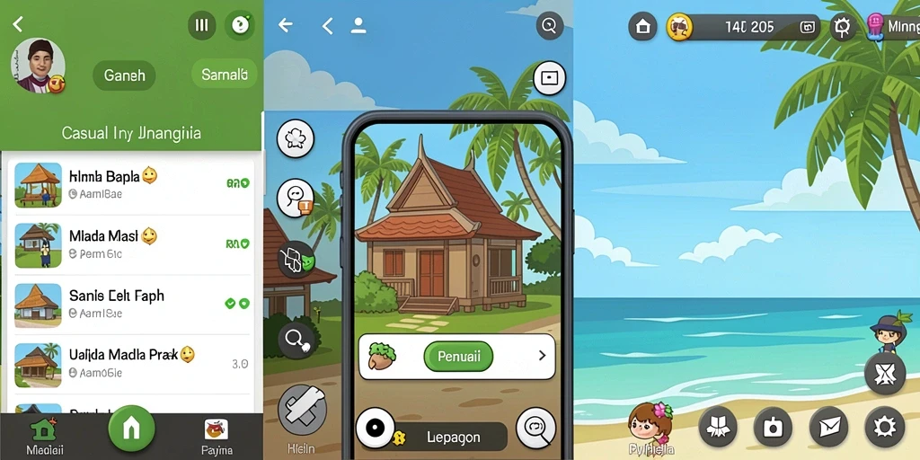 Tampilan antarmuka yang user-friendly.