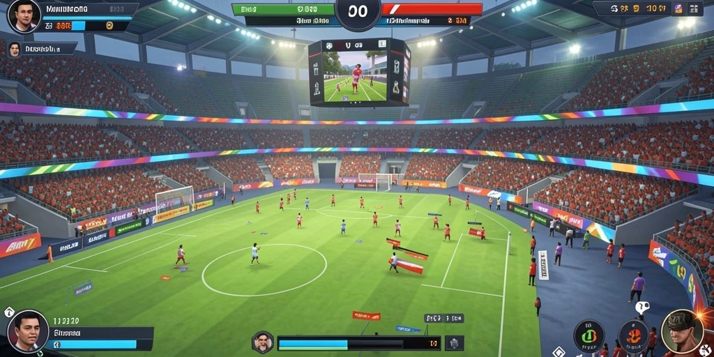 Tampilan awal game F200M yang menarik.