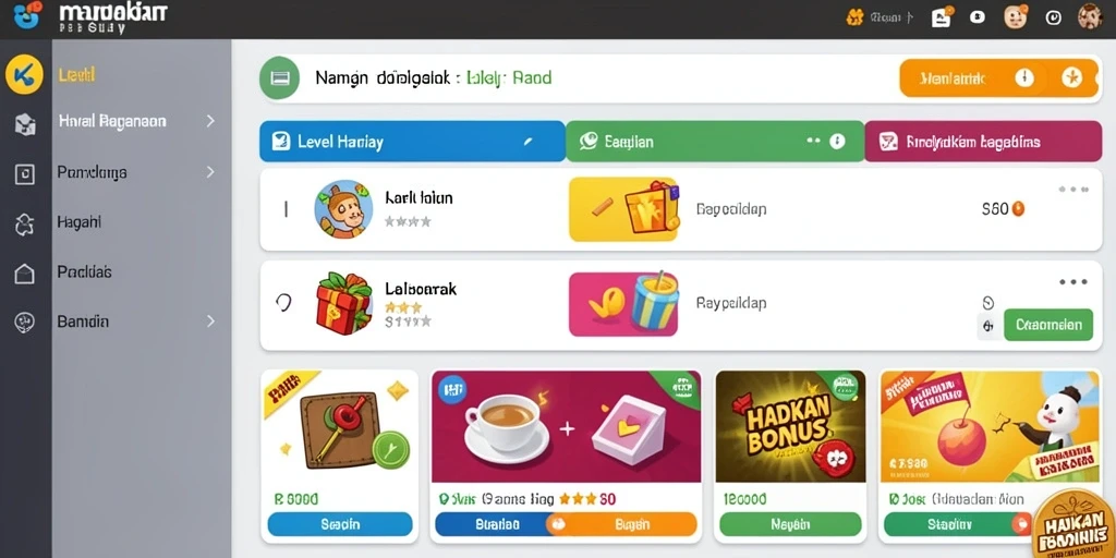 Tampilan antarmuka yang menarik dan user-friendly.