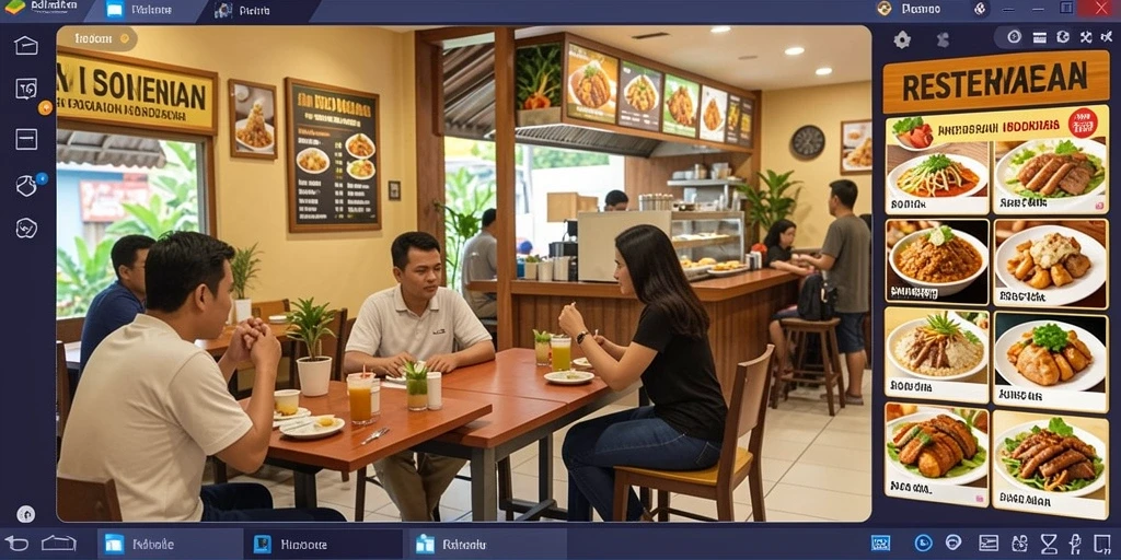 Tampilan antarmuka yang ramah pengguna.