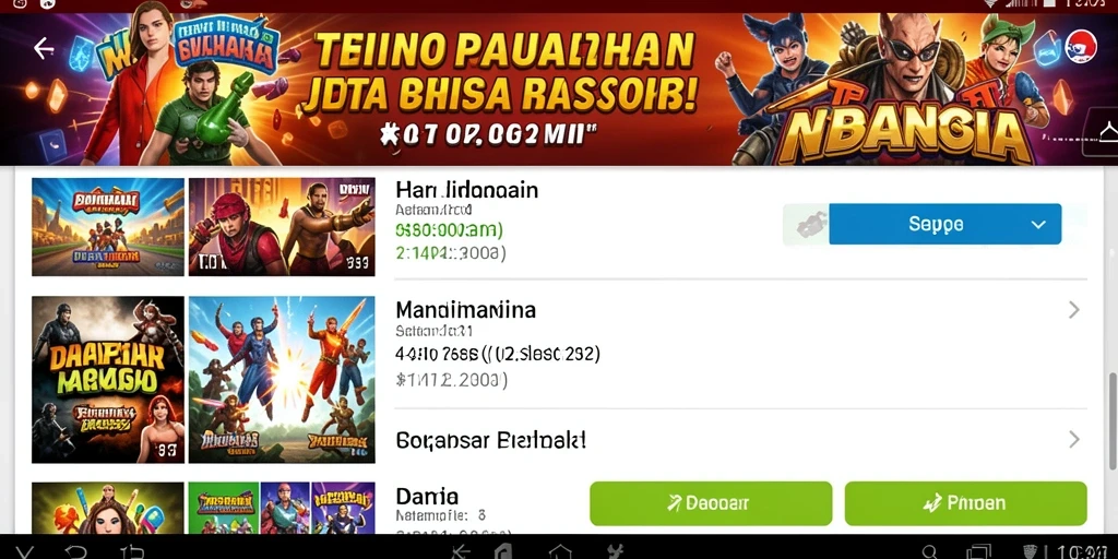 Tampilan awal permainan yang dramatis.