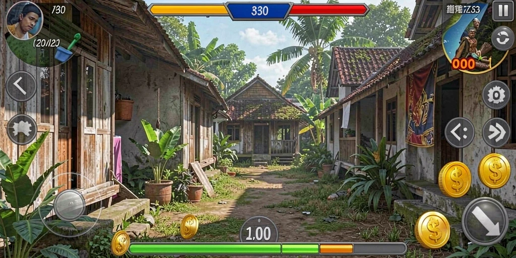 Screenshot menampilkan berbagai tema slot menarik.