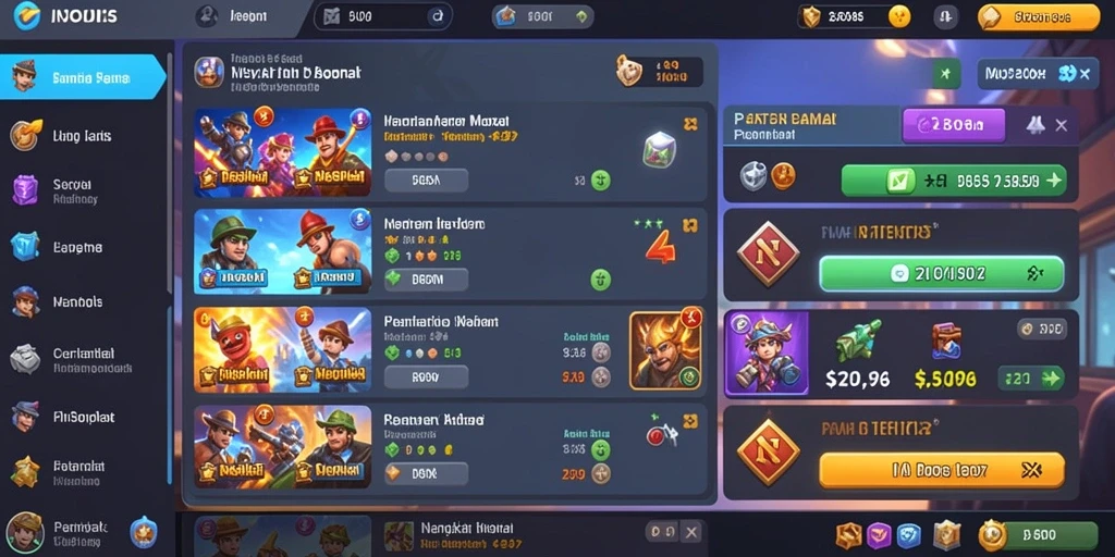 Tampilan awal aplikasi dengan desain yang menarik.