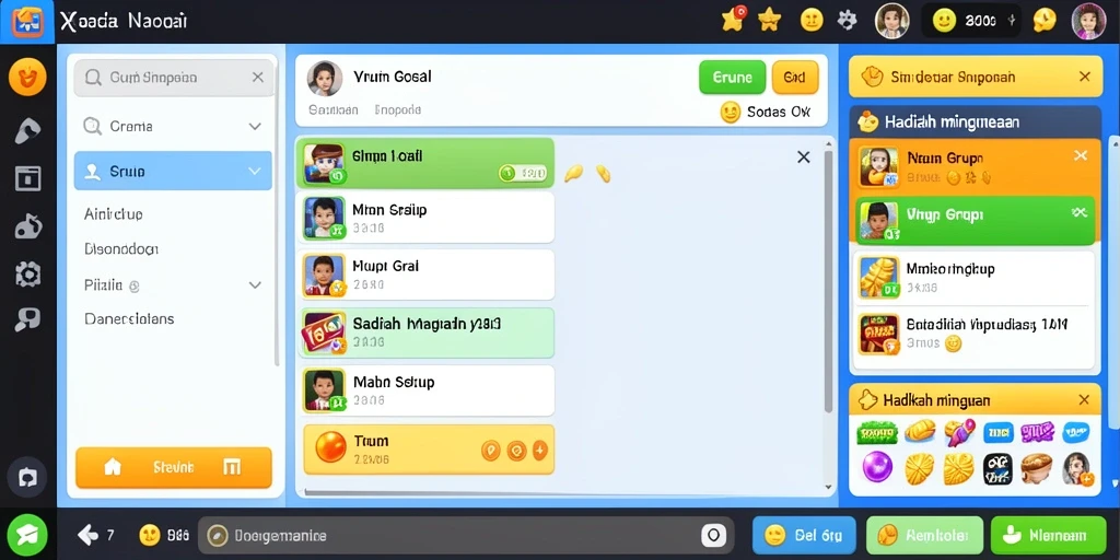 Tampilan utama game dengan karakter yang menarik.