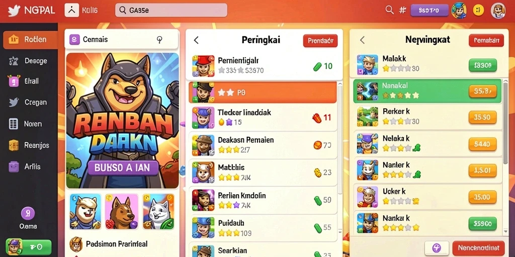 Tampilan antarmuka SINARTOGEL yang modern dan intuitif.