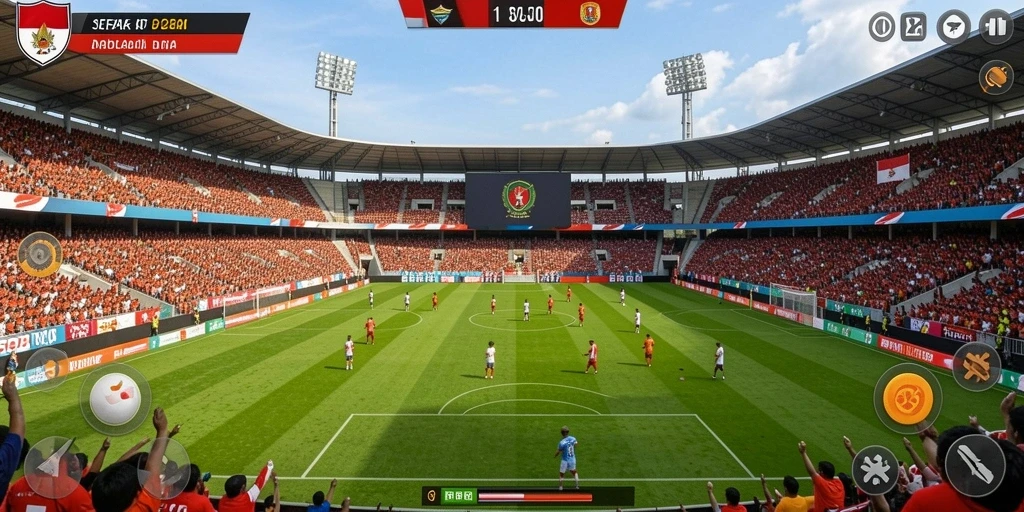 Screenshot menampilkan grafik permainan yang menawan.