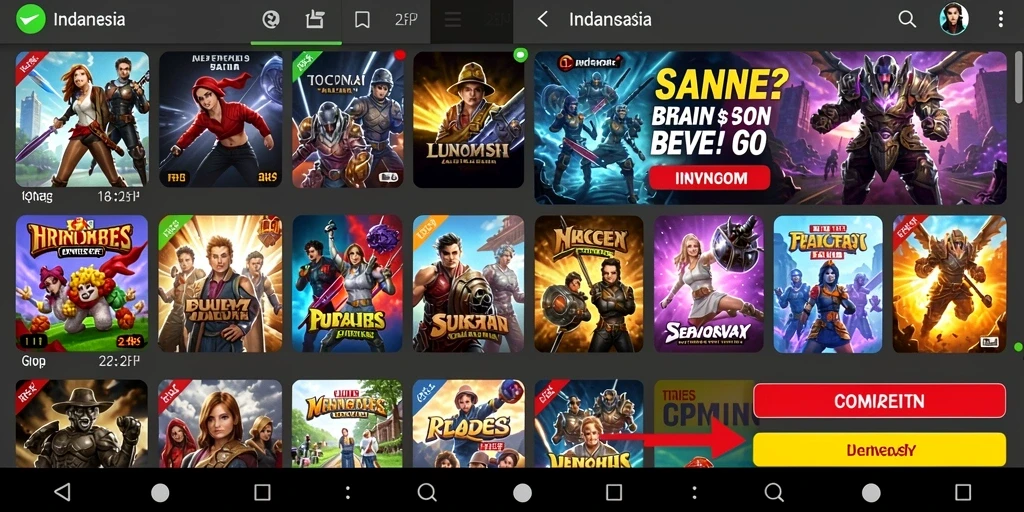 Tampilan antarmuka yang user-friendly.