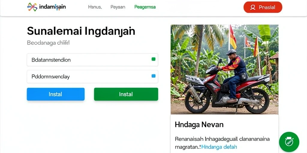Tampilan menu utama yang menarik dan mudah dinavigasi.